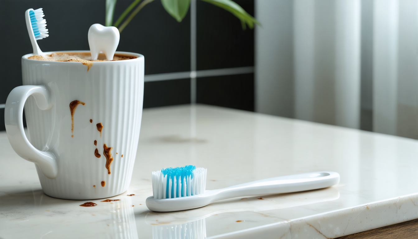 découvrez pourquoi brosser vos dents juste après le café peut endommager votre émail et jaunir vos dents de manière irréversible, et apprenez les bonnes pratiques pour préserver votre sourire.