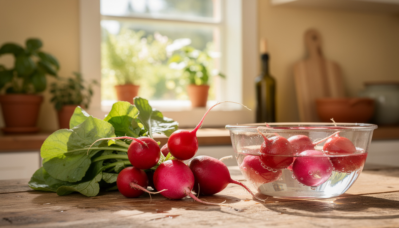 découvrez une astuce simple et rapide pour adoucir le goût trop piquant des radis en seulement 15 minutes, et profitez pleinement de leur saveur.
