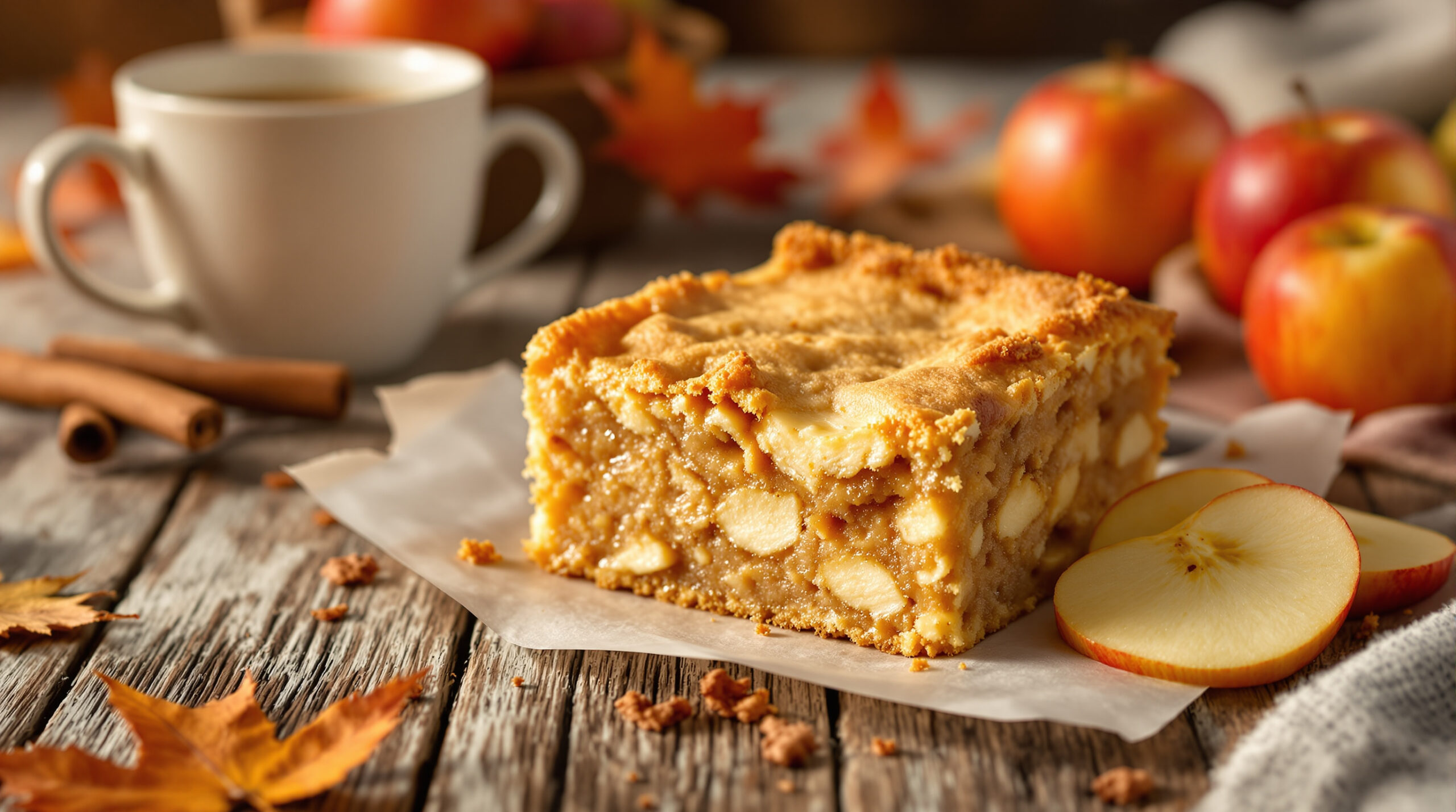 découvrez notre recette facile et économique de blondie aux pommes, le goûter d'automne parfait pour remplacer le brownie en toute gourmandise.