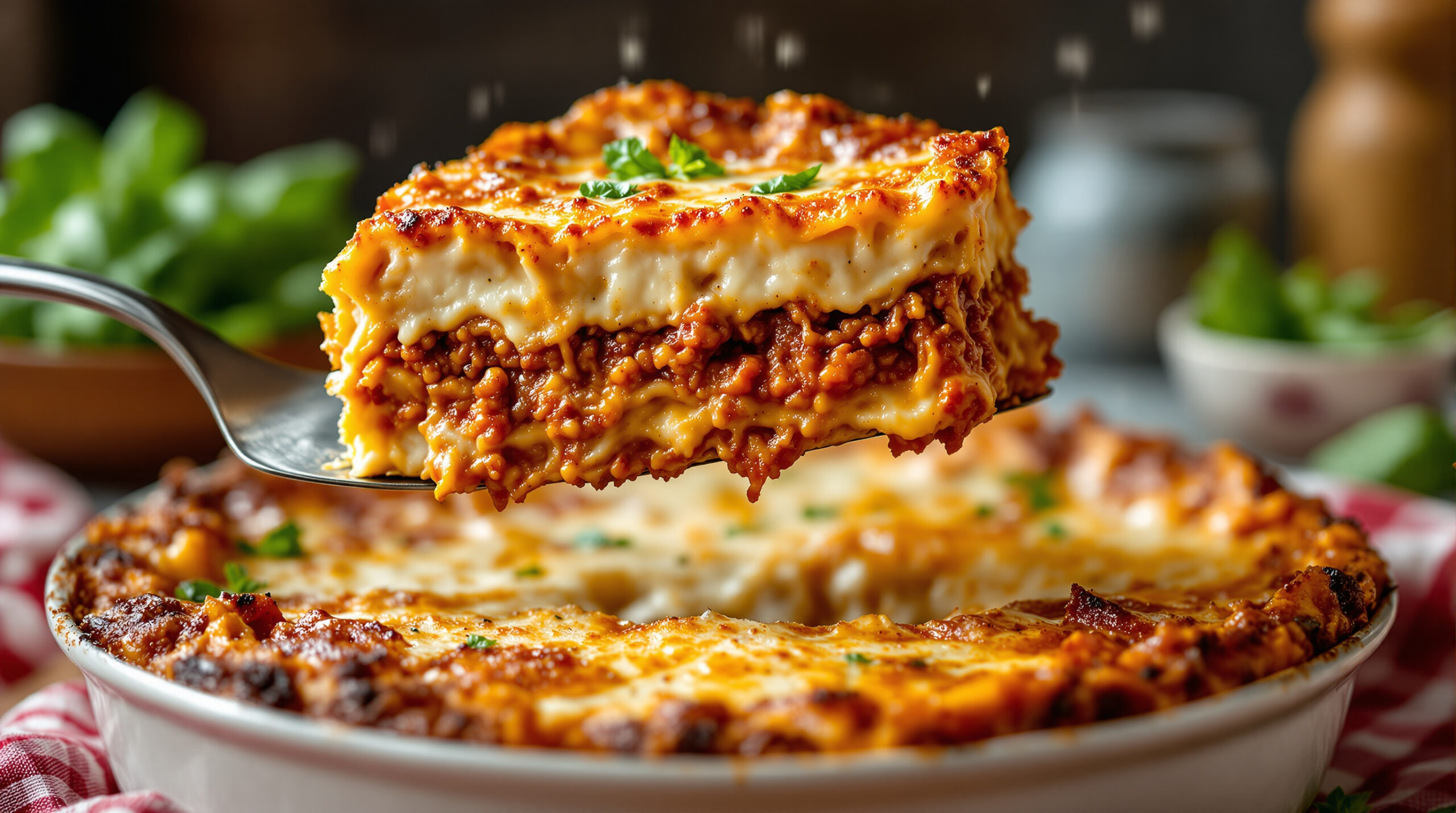 découvrez l'astuce de chef pour réussir des lasagnes maison avec une croûte dorée parfaite et un cœur ultra crémeux qui fond en bouche. recette simple et savoureuse garantie !