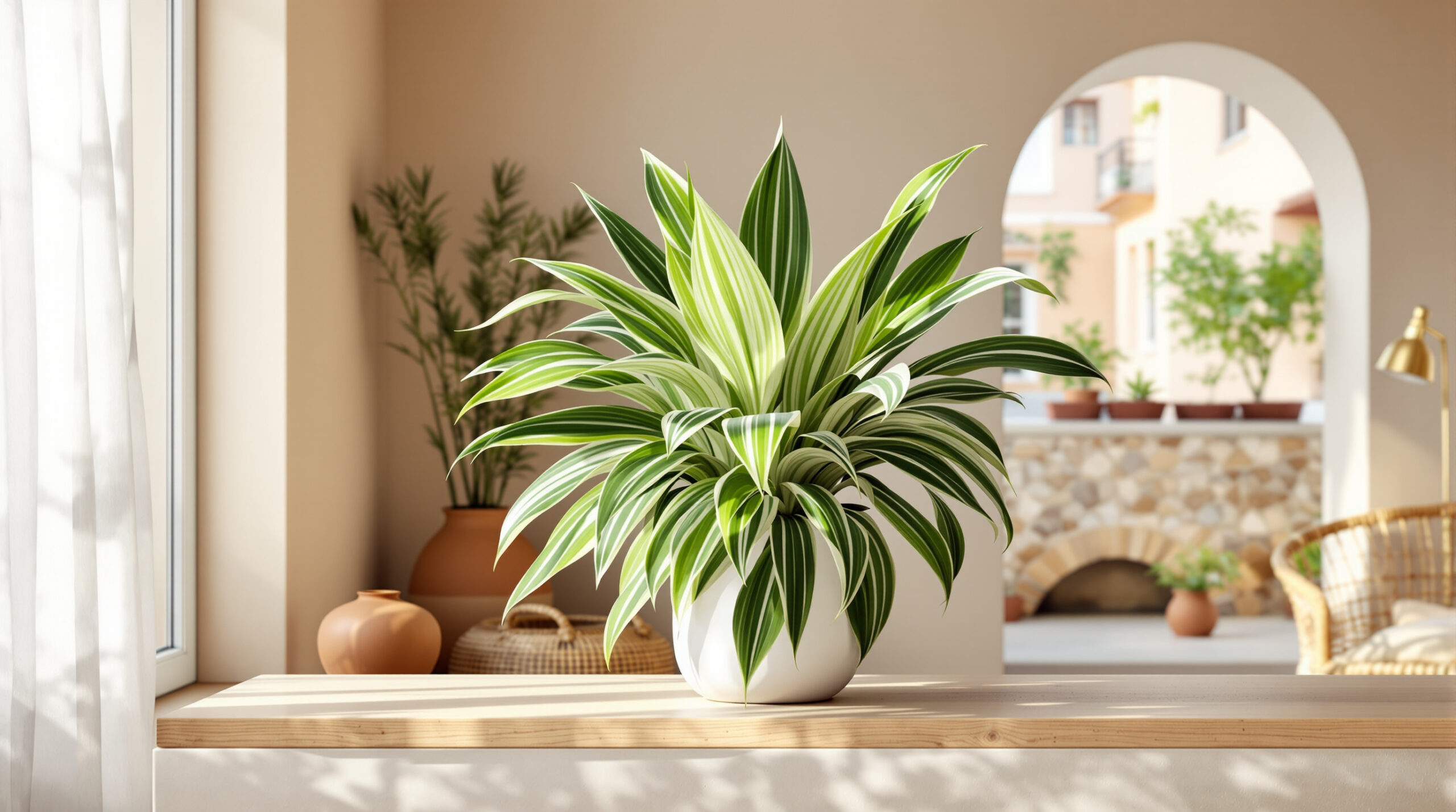 découvrez pourquoi la plante araignée est idéale pour votre chambre, grâce à ses bienfaits purificateurs d'air et son entretien facile.