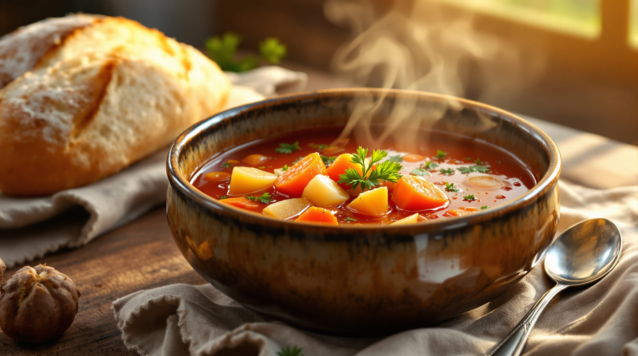 découvrez la recette chaleureuse du chef bernard loiseau pour une soupe réconfortante, idéale pour se réchauffer ce soir.
