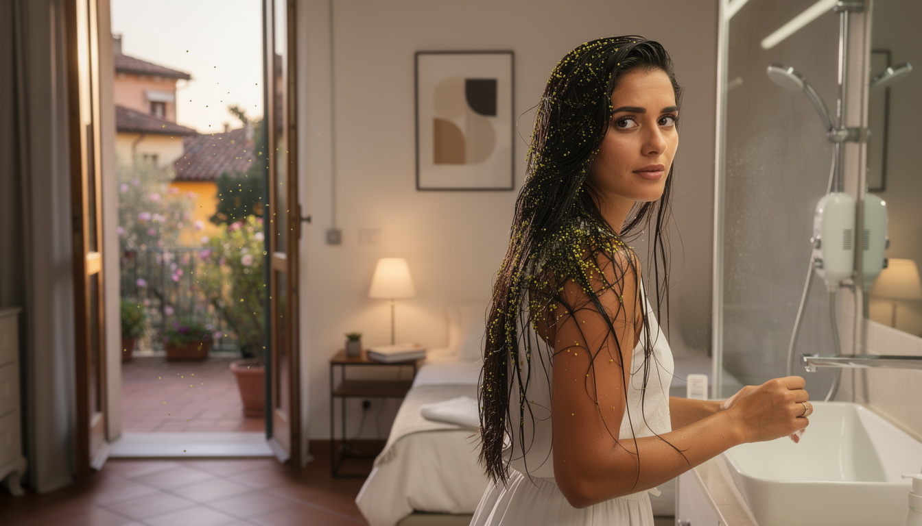découvrez pourquoi il est essentiel de se laver les cheveux le soir avant de dormir en cas d'allergie au pollen pour réduire les symptômes et améliorer votre confort.