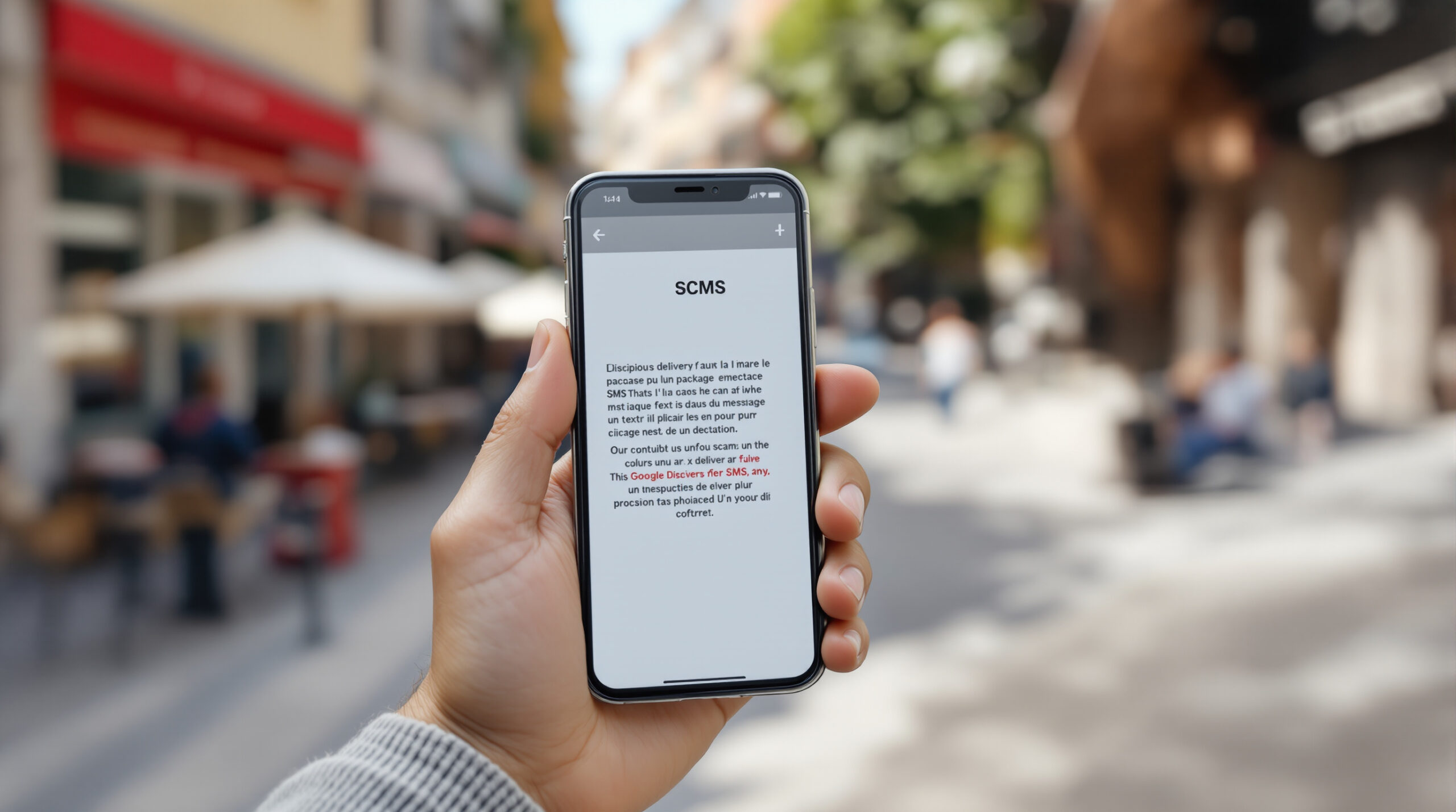 attention aux arnaques par sms : ne cliquez jamais sur les messages frauduleux annonçant un colis en attente, même s'ils semblent authentiques. protégez-vous et vérifiez toujours l'expéditeur.