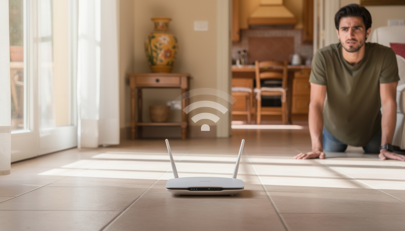 découvrez pourquoi poser votre box internet au sol est la pire erreur pour la qualité du signal wi-fi et comment optimiser son emplacement pour une connexion optimale.
