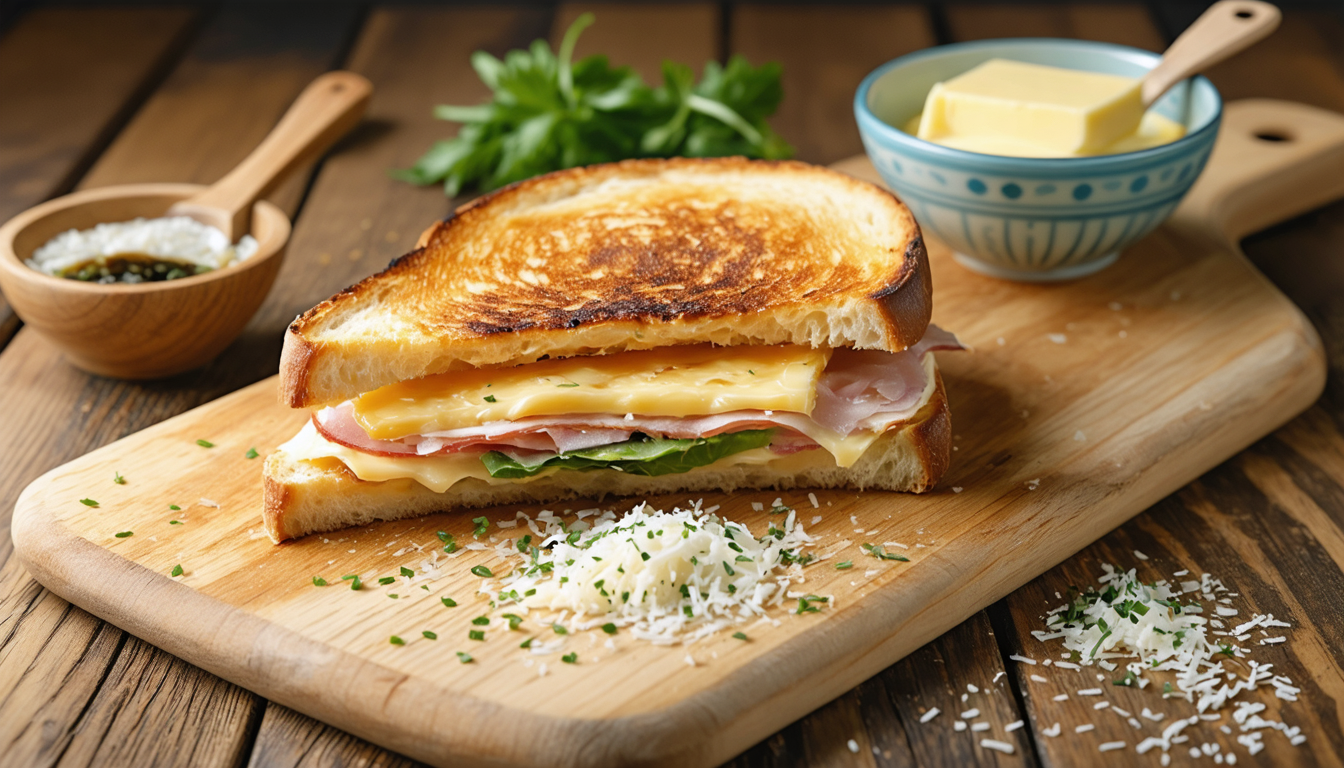 découvrez comment remplacer le beurre par un ingrédient surprenant pour obtenir une croûte parfaitement dorée et croustillante dans votre croque-monsieur. une recette simple et savoureuse à essayer absolument !