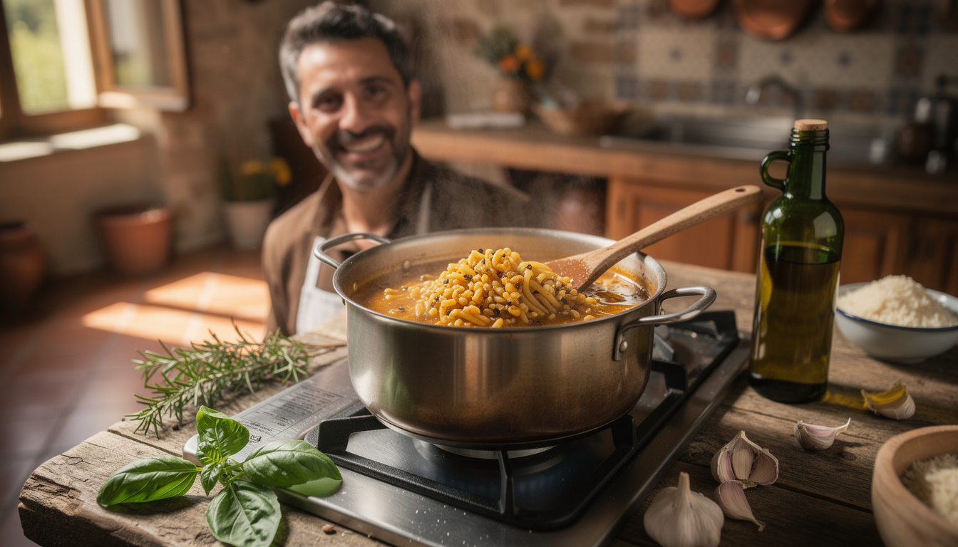 découvrez comment cuire des pâtes sans eau grâce à la méthode risotto, une technique innovante qui concentre les saveurs pour un plat riche et gourmand.