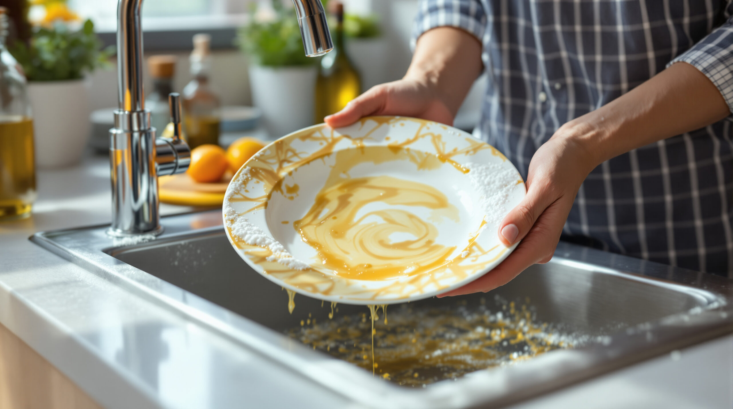 découvrez l'erreur fréquente avec le liquide vaisselle qui empêche de nettoyer correctement vos assiettes et apprenez comment retrouver une vaisselle impeccable à chaque lavage.