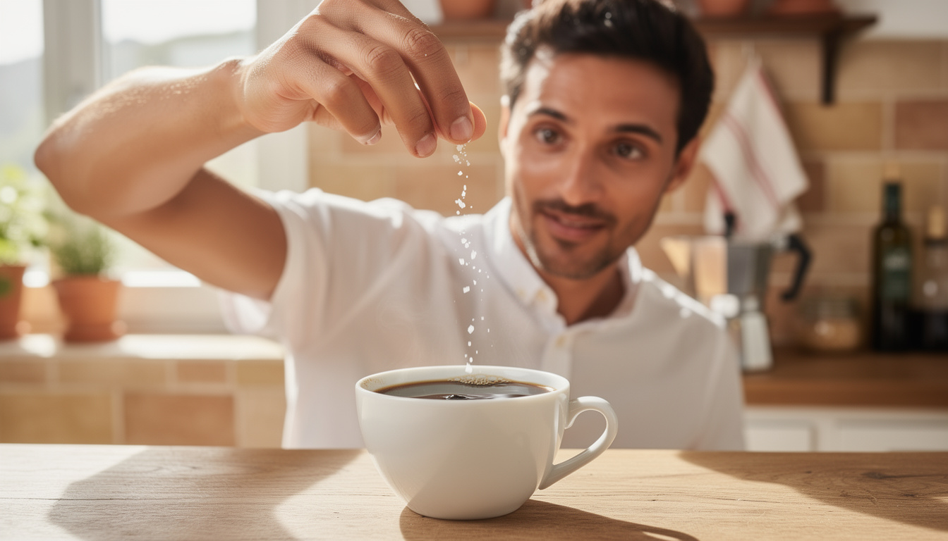 découvrez comment une pincée de sel peut éliminer l'amertume de votre café et sublimer son goût grâce à cette astuce simple et méconnue.