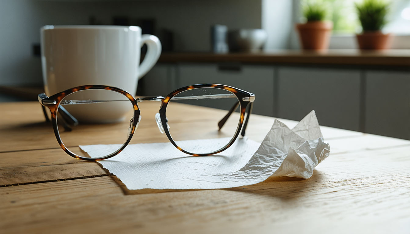 découvrez pourquoi utiliser de l'essuie-tout pour nettoyer vos lunettes peut les endommager et apprenez les meilleures méthodes pour garder vos verres impeccables.