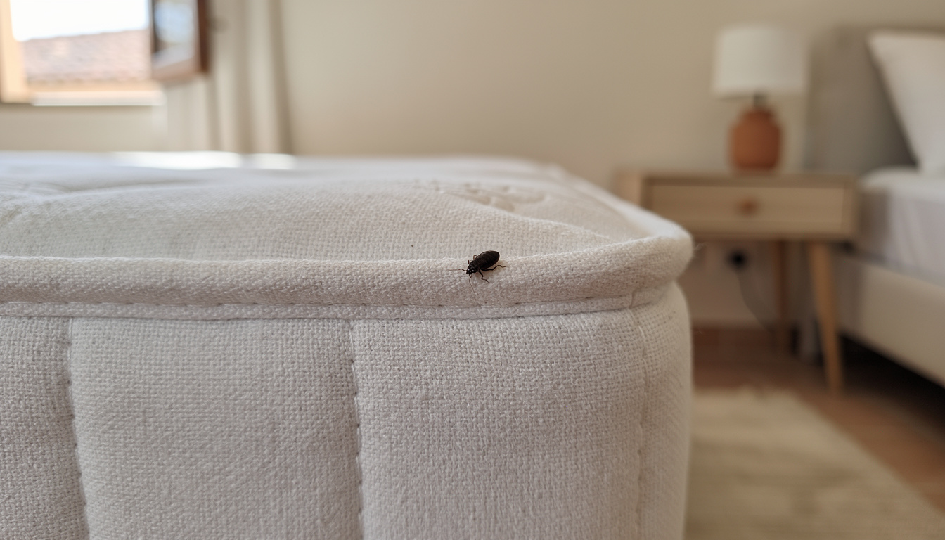 découvrez comment identifier la punaise de lit grâce à la petite tache noire sur le matelas, un signe fiable pour lutter contre ces nuisibles.