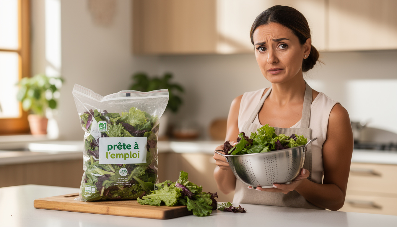 découvrez s'il est réellement nécessaire de relaver la salade en sachet indiquée « prête à l'emploi » pour garantir votre sécurité alimentaire et éviter les risques.