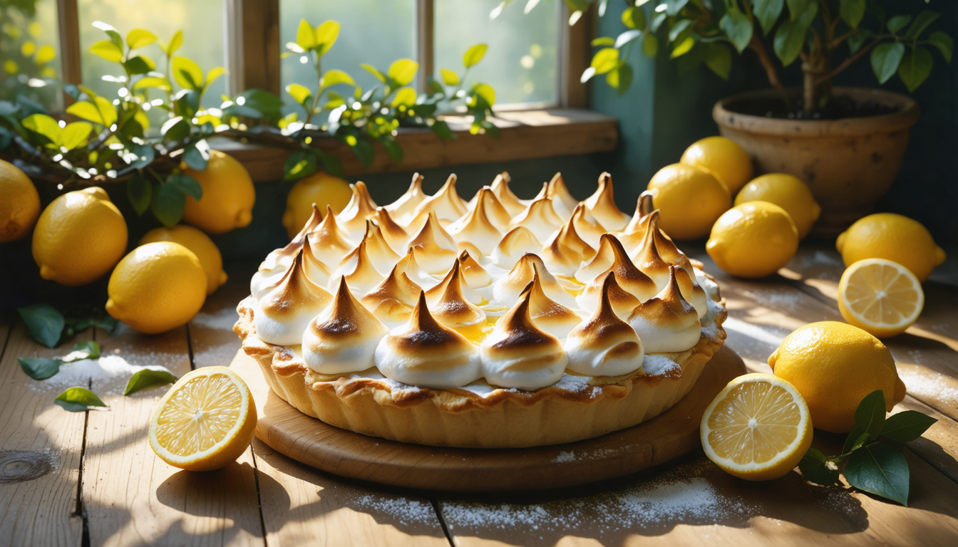découvrez l'astuce infaillible pour réussir une tarte au citron meringuée avec une meringue parfaitement gonflée qui ne retombe pas après cuisson.