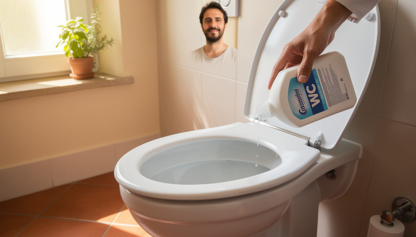 apprenez pourquoi il est important de vider l'eau de la cuvette avant d'appliquer un produit anti-tartre wc pour éviter sa dilution et assurer une efficacité maximale.