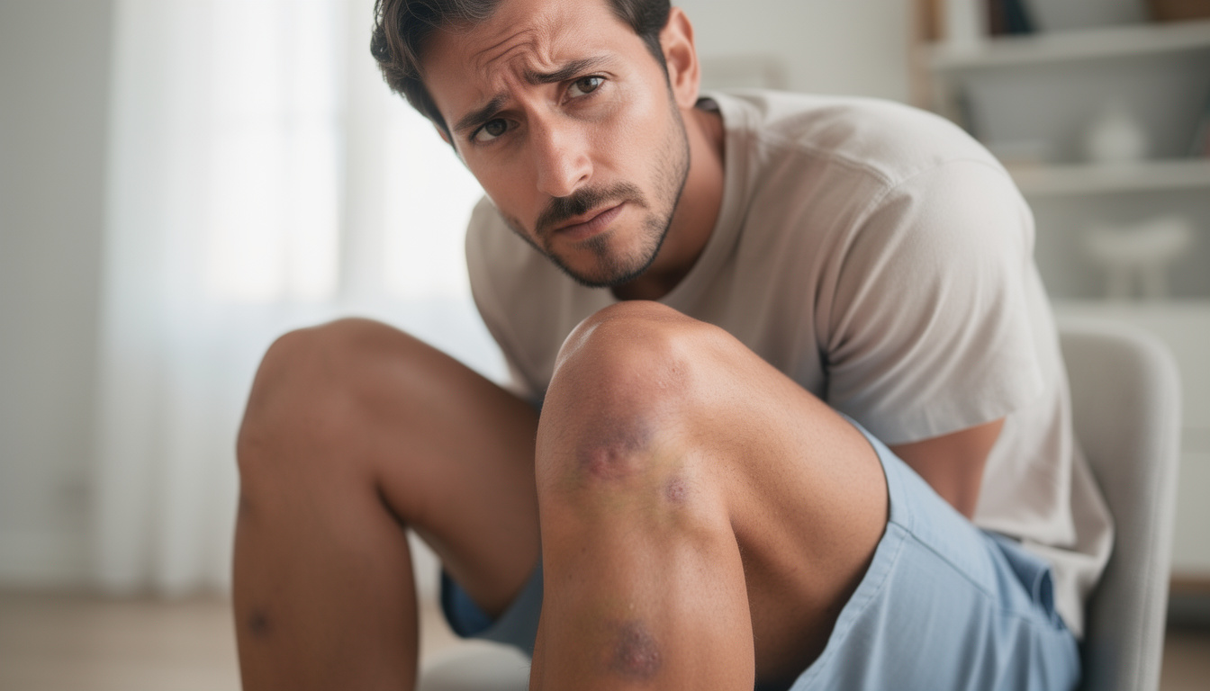 découvrez les causes possibles des bleus inexpliqués sur les jambes et les signes à surveiller pour savoir quand consulter un professionnel de santé.