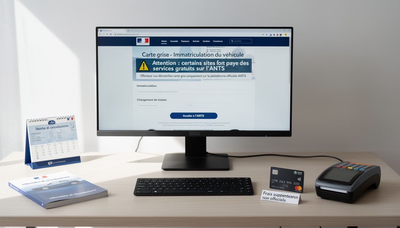 carte grise : méfiez-vous des sites payants qui facturent des services gratuits proposés par l'ants. informez-vous pour éviter les arnaques et faire vos démarches en toute sérénité.
