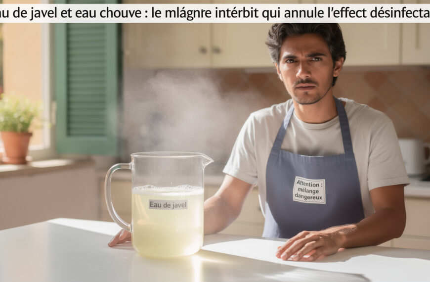 découvrez pourquoi mélanger l'eau de javel avec de l'eau chaude est interdit et comment cela annule son effet désinfectant, mettant en danger l'efficacité du nettoyage.