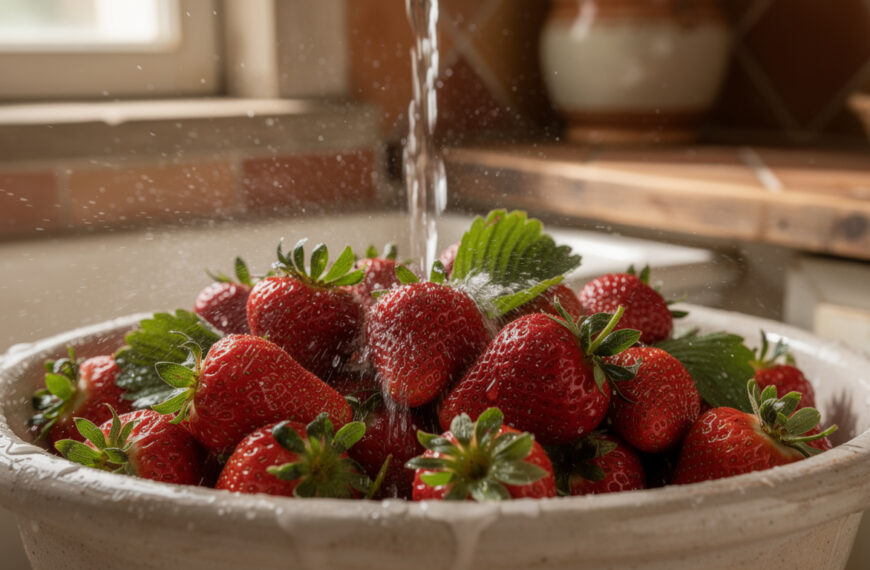 découvrez pourquoi il est important de ne jamais enlever la queue des fraises avant de les laver pour éviter qu'elles ne se gorgent d'eau et conservent toute leur saveur.