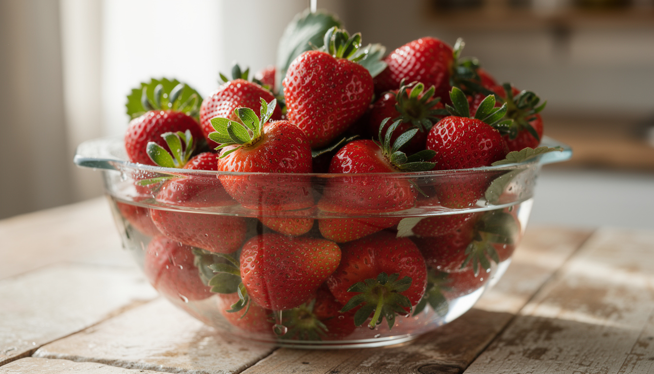 découvrez pourquoi il est important de ne jamais enlever la queue des fraises avant de les laver pour éviter qu'elles ne se gorgent d'eau et conservent toute leur saveur.