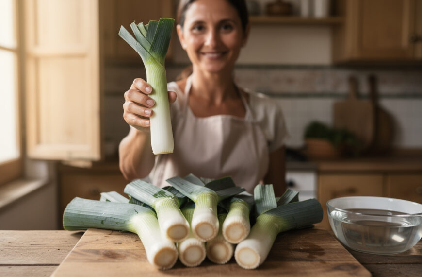 découvrez l'astuce efficace pour nettoyer vos poireaux rapidement et enlever toute la terre sans y passer 20 minutes. gagnez du temps en cuisine avec cette méthode simple et pratique.
